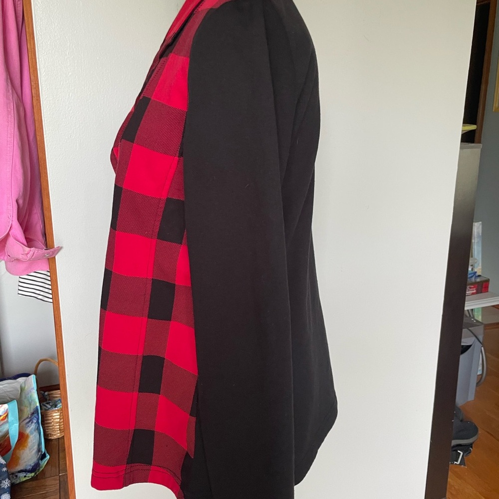 Currants Checked Flannel Jacket, Size L - Picture 4 of 10